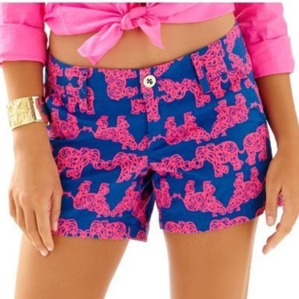 Lilly Pulitzer "Pack your Trunk" Callahan Shorts - 0